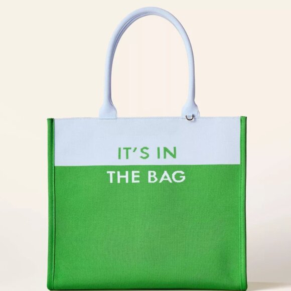 Colorblock Knit Tote Bag - kate spade new york x Target Green/Blue - Picture 1 of 5